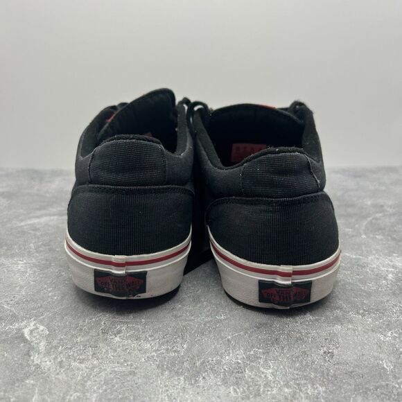 VANS Off The Wall Mens Black Low Top Skateboard Sneaker Size 10 Streetwear - Picture 5 of 15